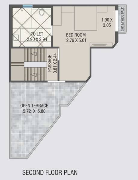  shivdhara-celestial Floor Plan Second Floor Plan