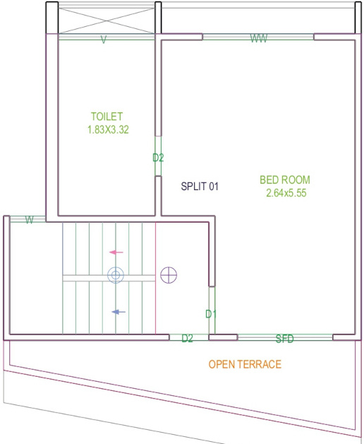  villa 14 Floor Plan Second Floor Plan