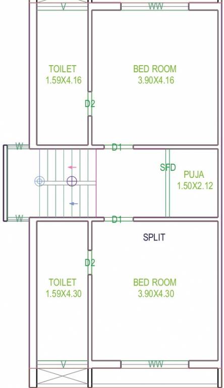 villa 14 Floor Plan First Floor Plan