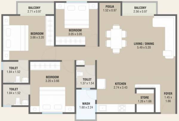  shivalay-luxuria Floor Plan Floor Plan
