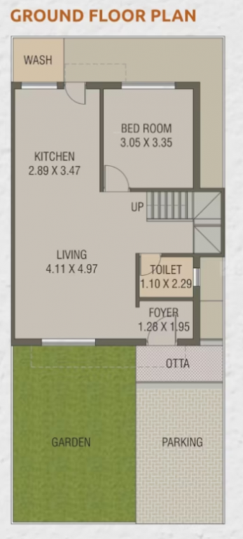  bansidhar duplex Floor Plan Ground Floor Plan