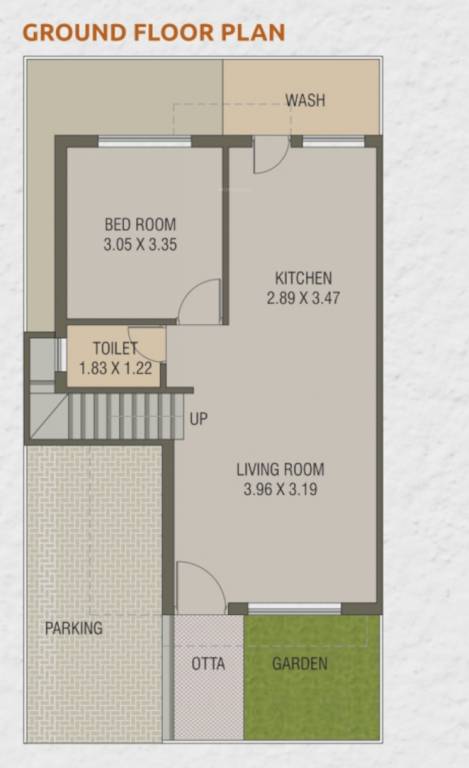  bansidhar duplex Floor Plan Ground Floor Plan