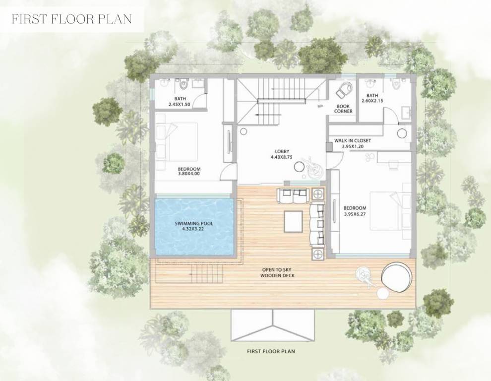  estilo Floor Plan First Floor Plan