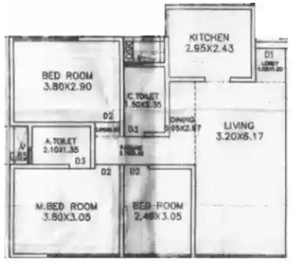  bless-residency Floor Plan Floor Plan