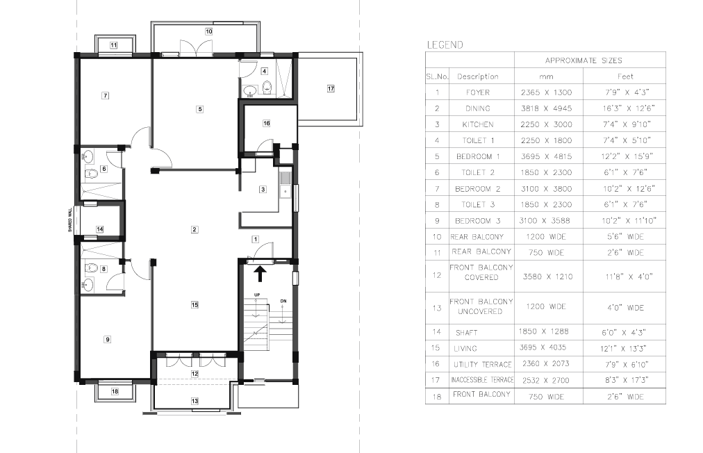 Floor Plan vatika independent floors Floor Plan Floor Plan