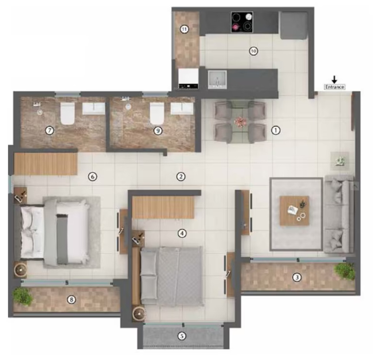 Floor Plan joyville virar phase 1 Floor Plan Floor Plan