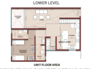  aiikya village Floor Plan Lower Level Duplex Plan