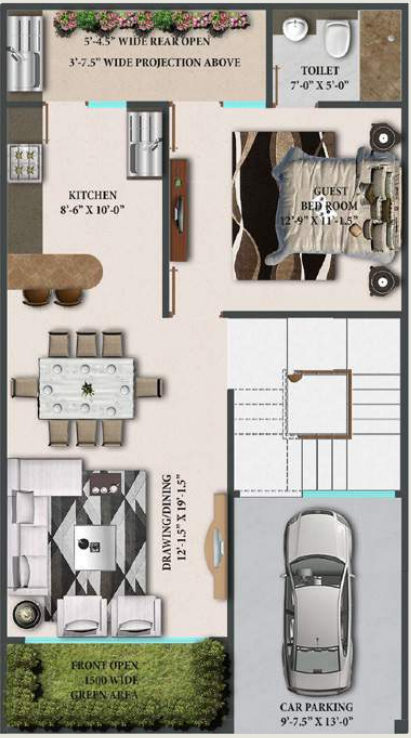  vilasaa Floor Plan Ground Floor Plan