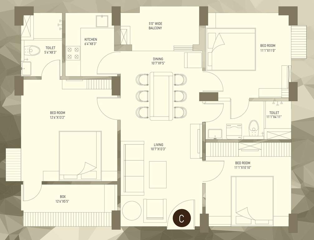  trident Floor Plan Floor Plan