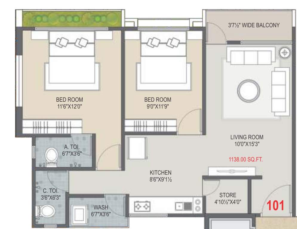  residency Floor Plan Floor Plan