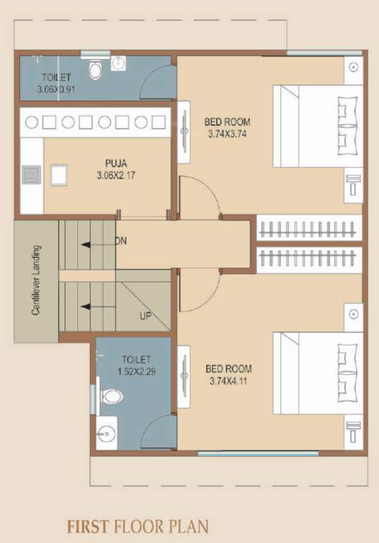  villa Floor Plan First Floor Plan
