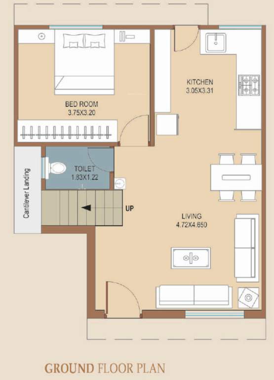  villa Floor Plan Ground Floor Plan