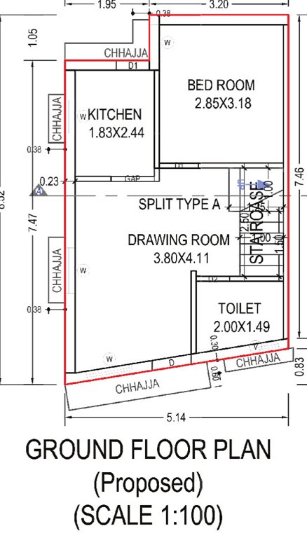  gokuldham Floor Plan Ground Floor Plan