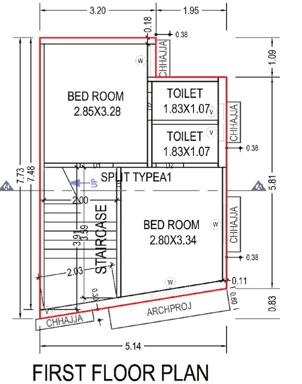  gokuldham Floor Plan First Floor Plan