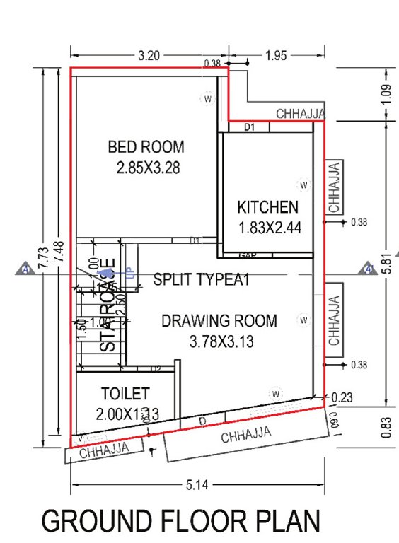  gokuldham Floor Plan Ground Floor Plan