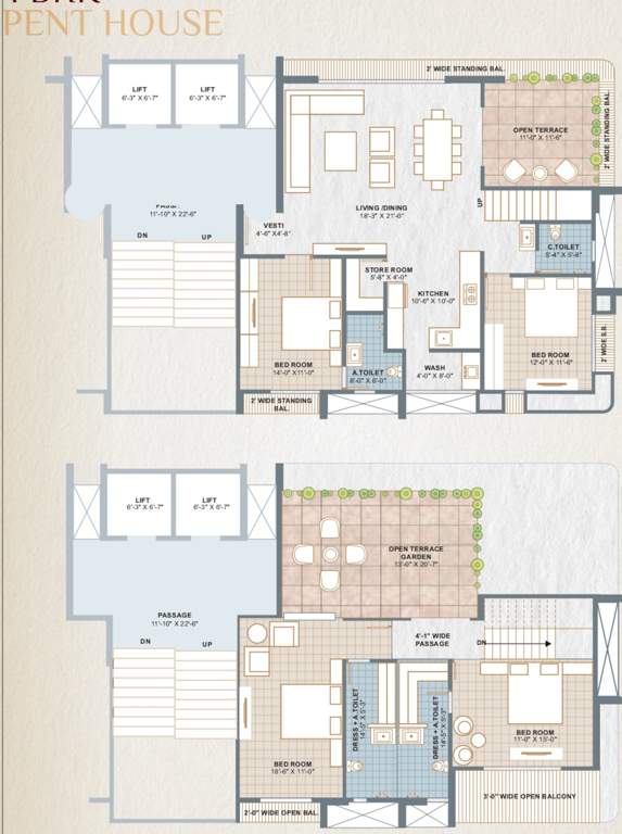  the iconic Floor Plan Penthouse Floor Plan