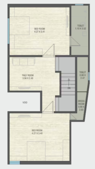  sanidhya-sparkle Floor Plan First Floor Plan