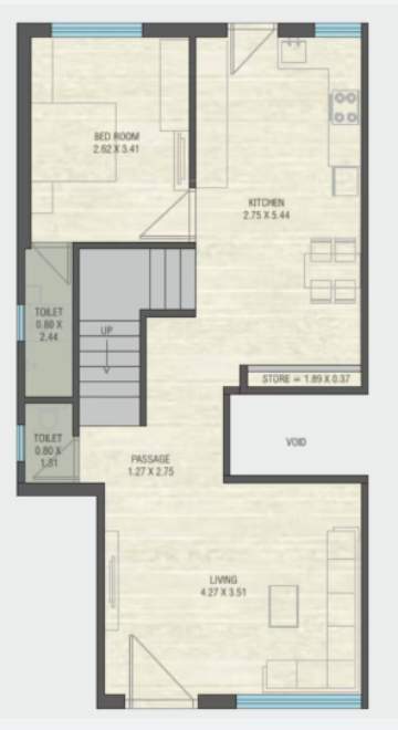  sanidhya sparkle Floor Plan Ground Floor Plan