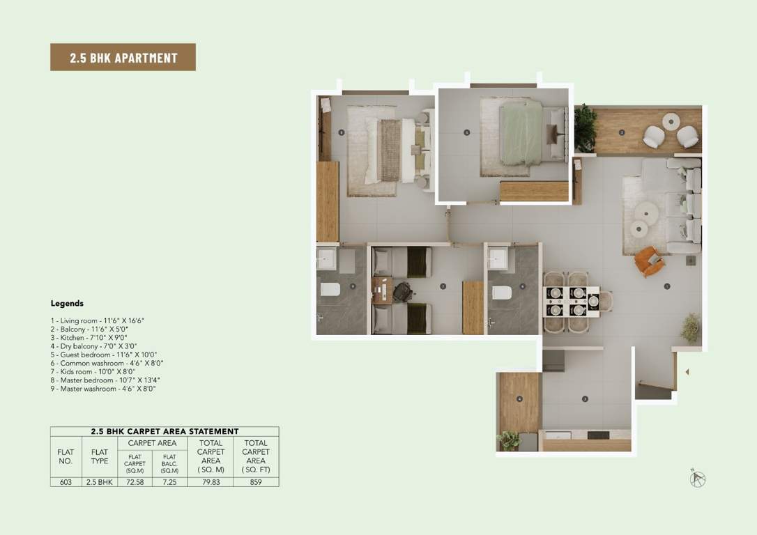  paradise cooperative housing society Floor Plan Floor Plan