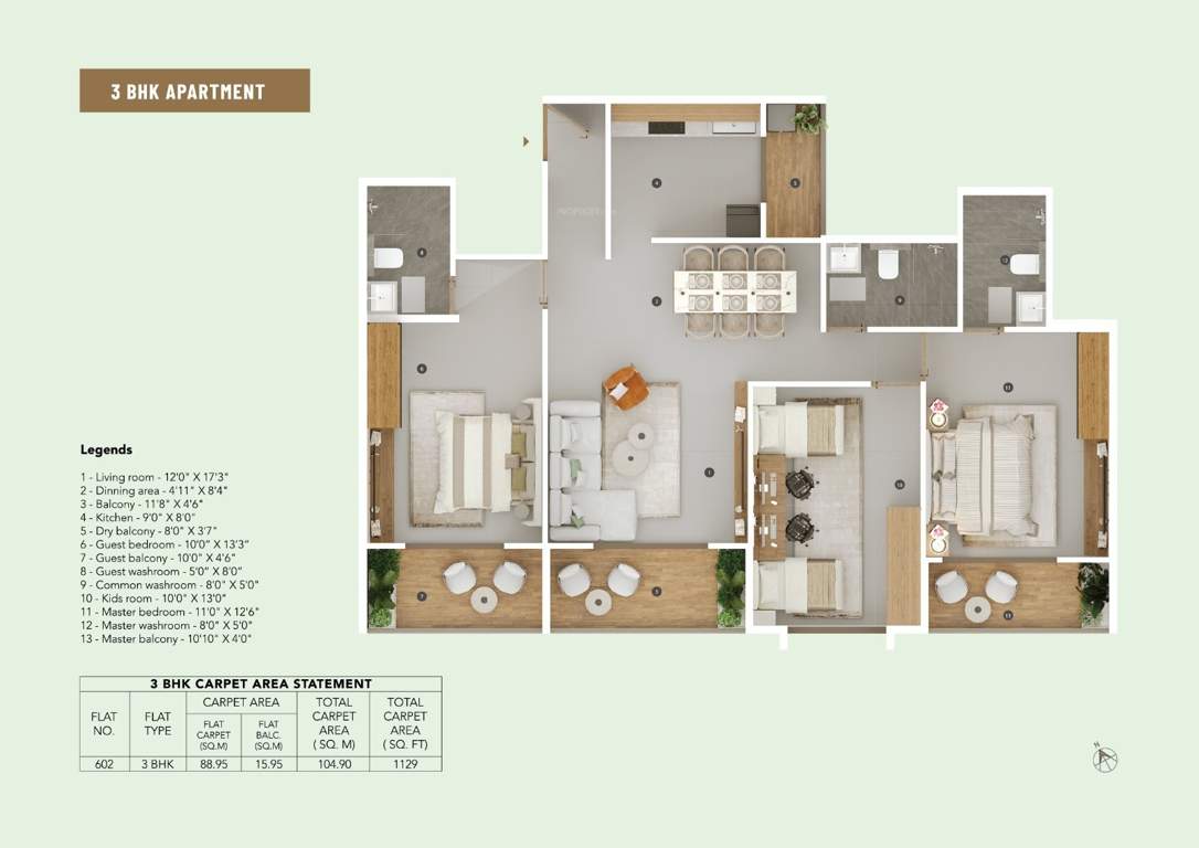  paradise cooperative housing society Floor Plan Floor Plan