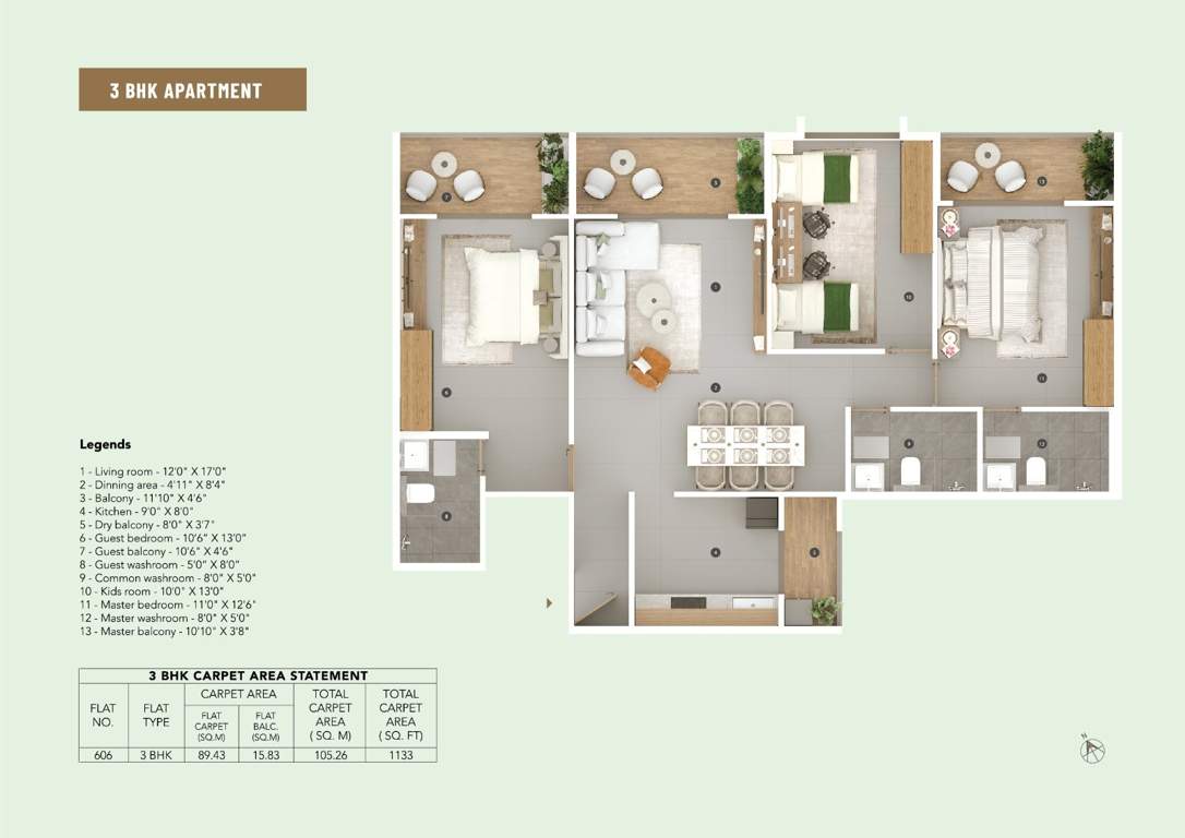  paradise cooperative housing society Floor Plan Floor Plan