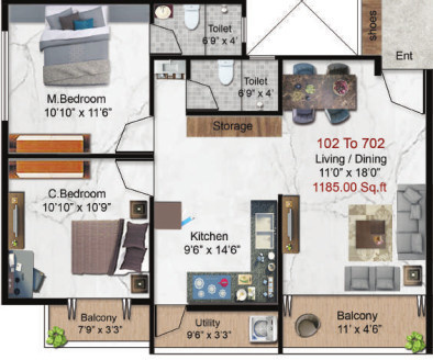  ashapuri imperial Floor Plan Floor Plan