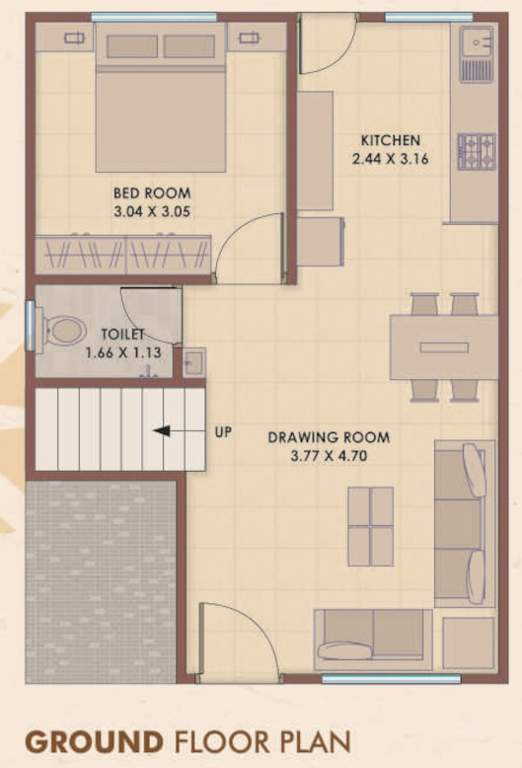 luxuria block a and b Floor Plan Ground Floor Plan