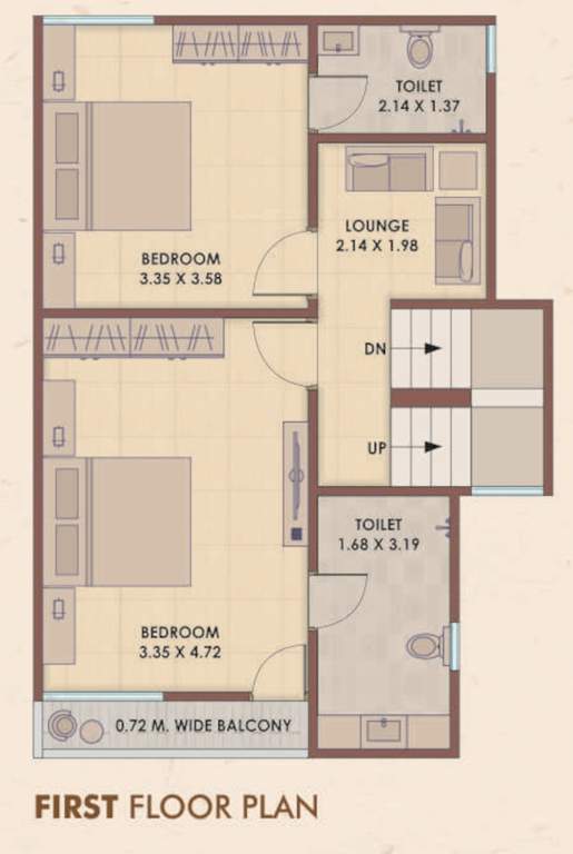  luxuria block a and b Floor Plan First Floor Plan
