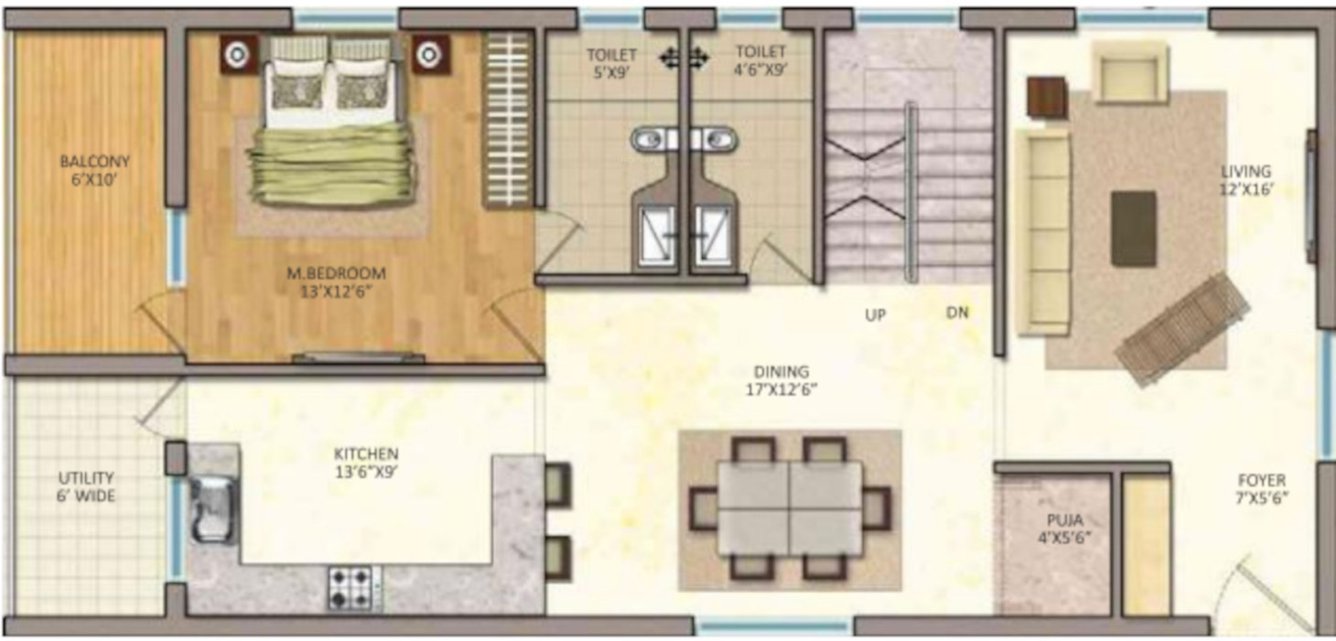  gp trends Floor Plan Lower Level Duplex Plan
