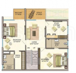  gp-trends Floor Plan Upper Level Duplex Plan