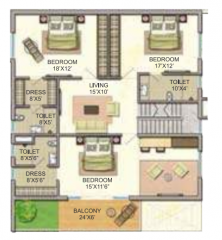  gp-trends Floor Plan Upper Level Duplex Plan