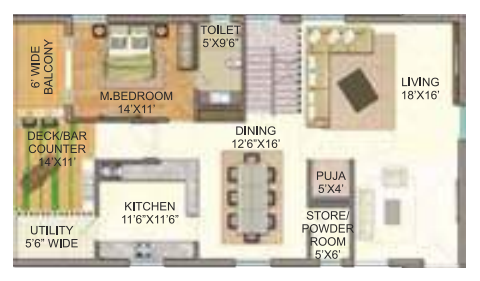  gp trends Floor Plan Lower Level Penthouse Plan