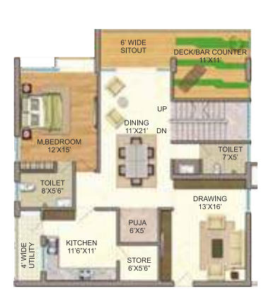  gp trends Floor Plan Lower Level Duplex Plan