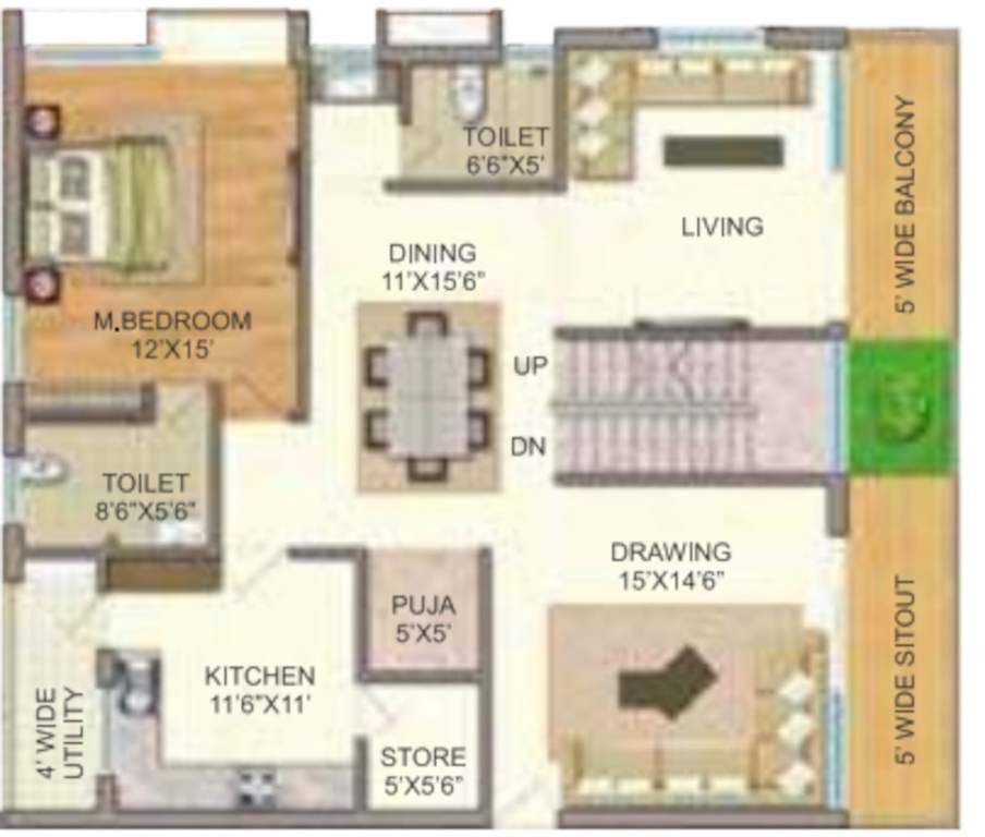  gp trends Floor Plan Lower Level Duplex Plan