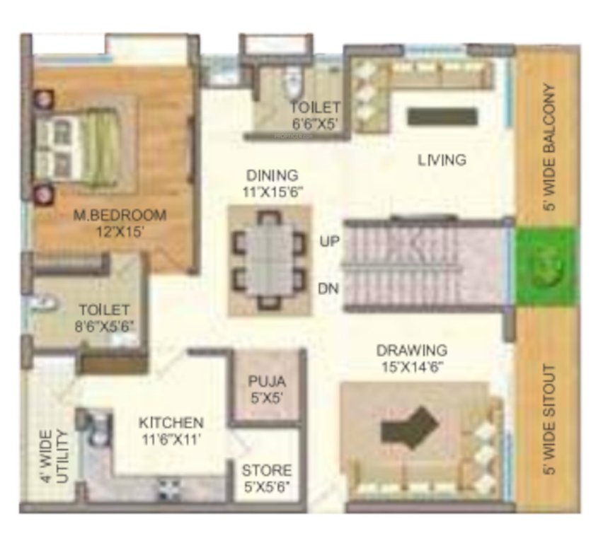  gp trends Floor Plan Lower Level Duplex Plan