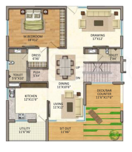  gp trends Floor Plan Lower Level Duplex Plan