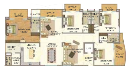  gp trends Floor Plan Lower Level Duplex Plan