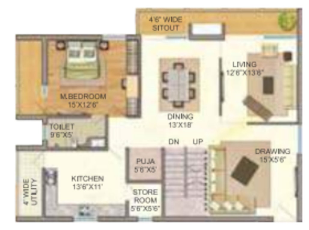 gp trends Floor Plan Lower Level Duplex Plan