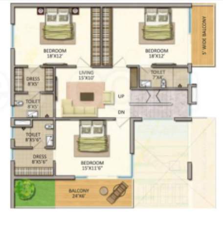  gp trends Floor Plan Upper Level Duplex Plan