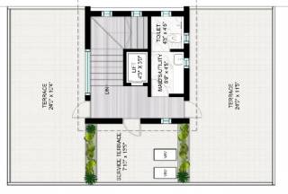 Terrace Floor Plan  estates-aranya-innovative-township-phase-i Floor Plan Terrace Floor Plan