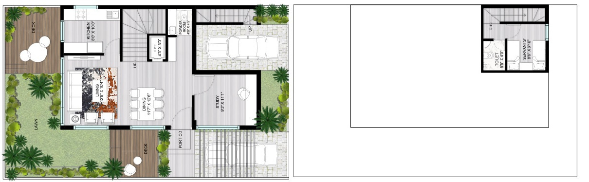  estates aranya innovative township phase i Floor Plan Ground Floor Plan