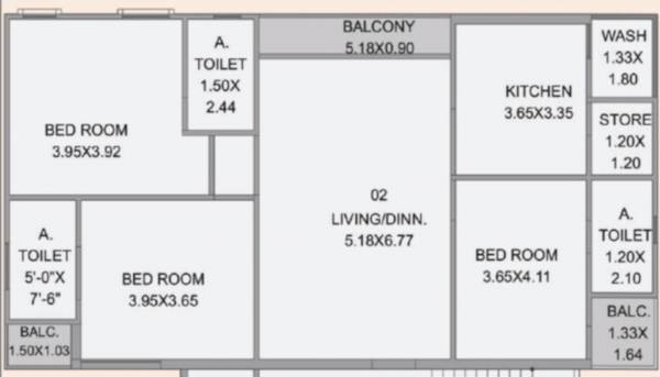  sai-aastha-residency-tower-b Floor Plan Floor Plan