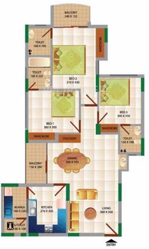SI Endura Apartments (3BHK+3T (1,475 sq ft) 1475 sq ft) SI Endura Apartments (3BHK+3T (1,475 sq ft) 1475 sq ft)