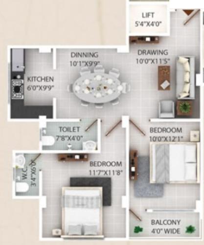  swastik-tower Floor Plan Floor Plan