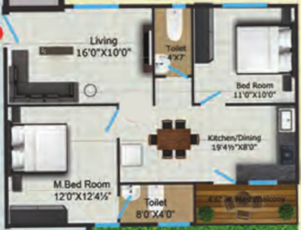  tulasi bhagyanagar Floor Plan Floor Plan