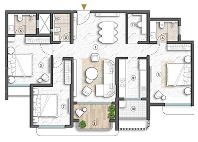  hinjewadi premium tower 7 Floor Plan Floor Plan