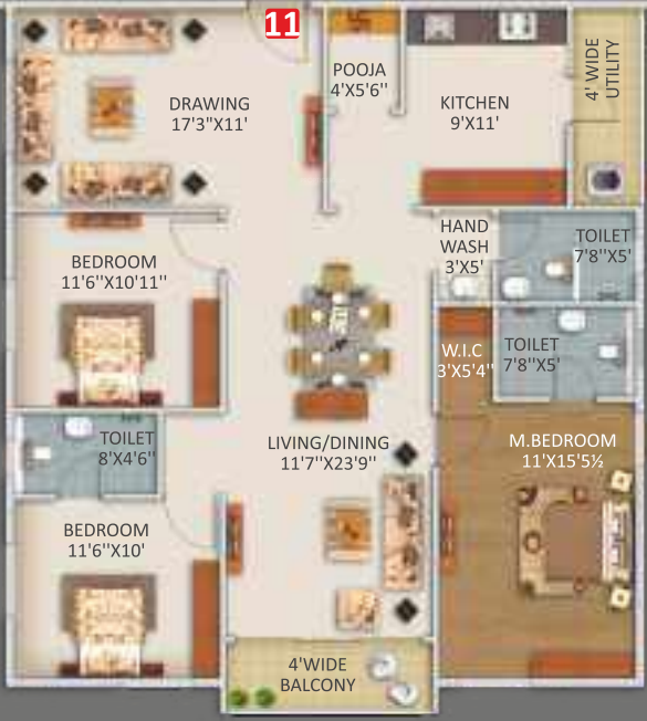 Floor Plan palm grove Floor Plan Floor Plan