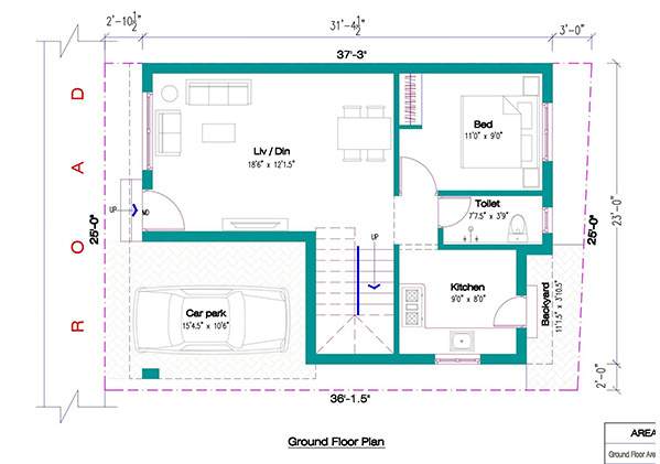  royal nest Floor Plan Ground Floor Plan