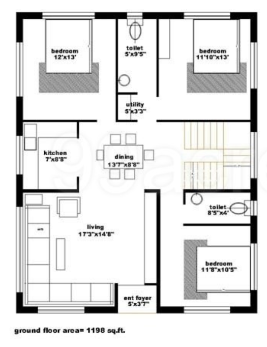 city Floor Plan Ground Floor Plan
