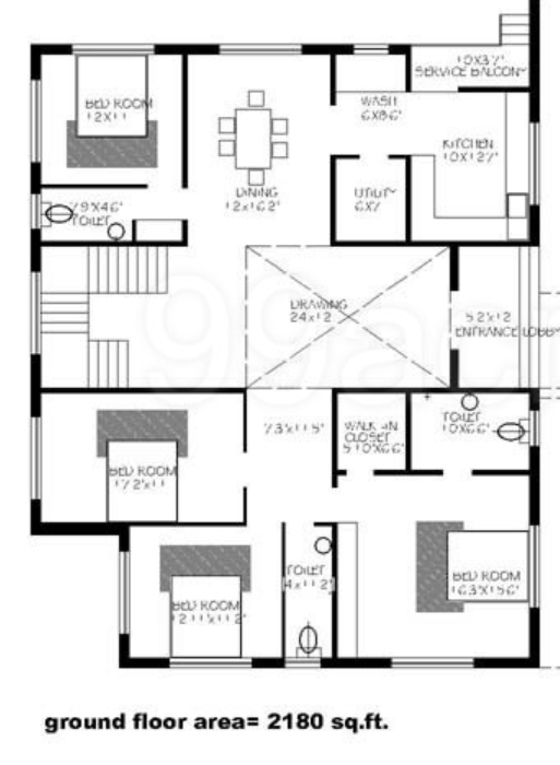 city Floor Plan Ground Floor Plan